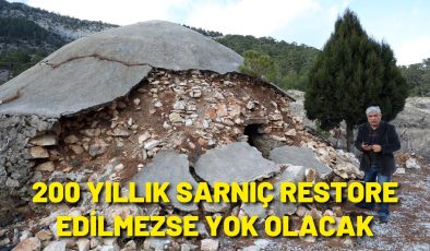 200 yıllık sarnıç restore edilmezse yok olacak