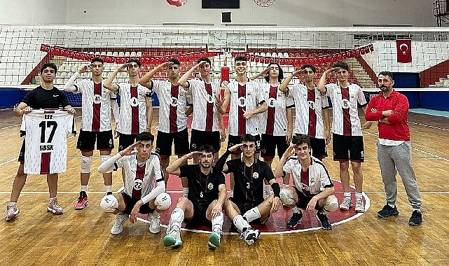 Gölcük belediyespor genç erkek voleybol grubu kocaeli şampiyonu