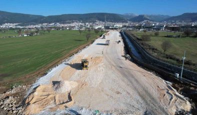 Menteşe otogar kavşağında yol çalışması devam ediyor