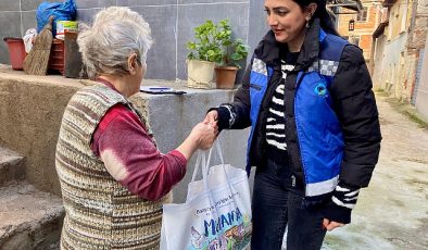 Mudanya Belediyesi’nde emeklilere besin takviyesi