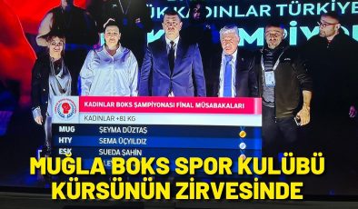 Muğla Boks Spor Kulübü kürsünün zirvesinde