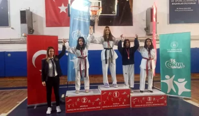 Muğla’da Okul Sporları Taekwondo İl Seçmelerinde 6 Sporcu Birinci Oldu