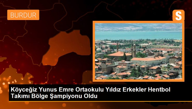 Muğla’nın Köyceğiz ilçesi Yunus Emre Ortaokulu Yıldız Erkekler Hentbol Takımı Bölge Şampiyonu