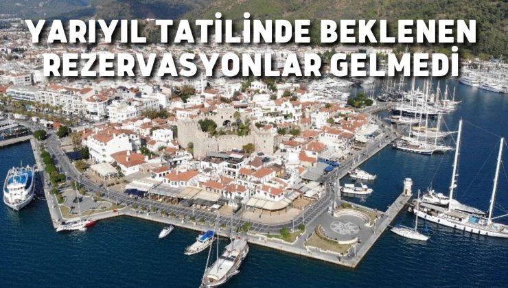 Yarıyıl tatilinde beklenen rezervasyonların gelmemesi turizmcilerin umudunu yeni sezona bıraktı