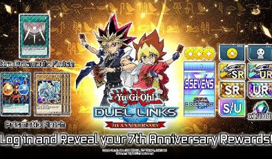 Yu-Gi-Oh DUEL LINKS, 7. yılını mücevherler, paketler, ikonik kartlar üzere bir dizi fiyatsız mükafatla kutluyor