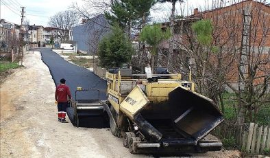 Çeltikçide Temas Yolları Asfaltla Kaplandı