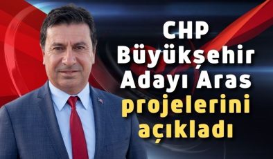 CHP Büyükşehir Adayı Aras projelerini açıkladı