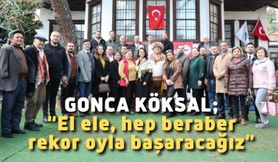 GOnca Köksal; “El ele, hep beraber rekor oyla başaracağız”