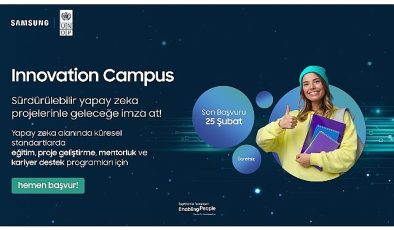 ”Innovation Campus” Programı kapsamında genç bayanlara özel açılan yeni yapay zeka sınıfının müracaatları başladı