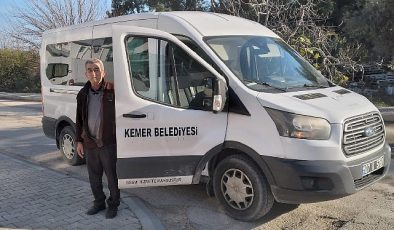 Kemer Belediyesi’nden hastalara fiyatsız servis