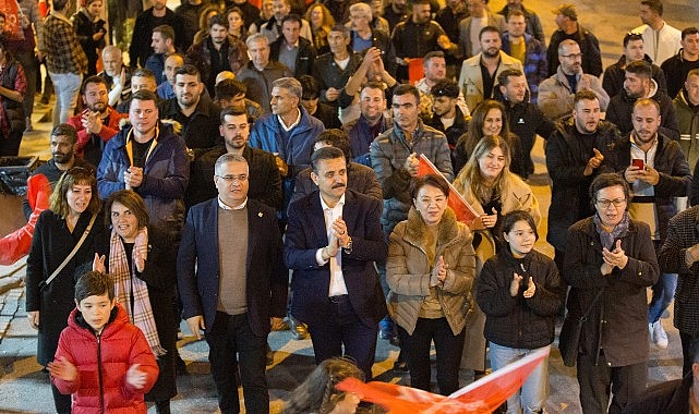 Lider Kırgöz’ün konut ziyareti mitinge dönüştü