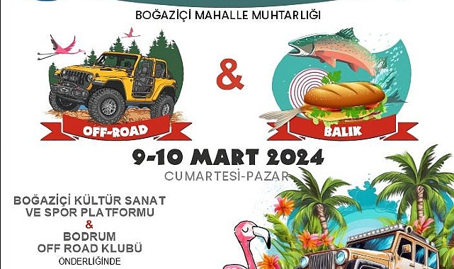 Milas Belediyesi, Boğaziçi Mahallesi’nde gerçekleştireceği Bargilya Off-Road ve Balık Şenliği ile vatandaşlarına heyecan ve lezzet dolu iki gün geçirtmeye hazırlanıyor