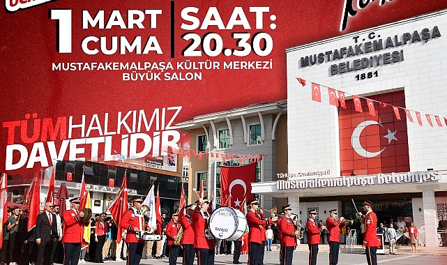 Mustafakemalpaşa Belediyesi, sanat ve müziğin büyüleyici dünyasını Mustafakemalpaşa Belediyesi Bando ve Kent Orkestrası’ndan harika konser ile vatandaşlarıyla buluşturuyo