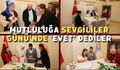 Mutluluğa Sevgililer Günü’nde ‘Evet’ dediler