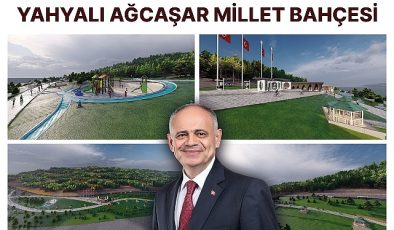 Yahyalı Belediye Lideri Esat Öztürk, kentleşme yolunda ilçeye paha katacak yeni projelerini açıkladı; Ağcaşar Millet Bahçesi