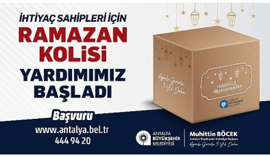 Büyükşehir’den gereksinim sahiplerine Ramazan besin kolisi