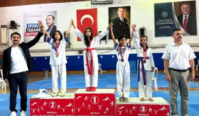 Muğla’da düzenlenen Taekwondo Minikler İl Şampiyonası sona erdi