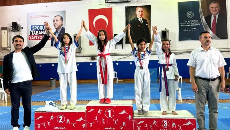 Muğla’da Taekwondo Minikler İl Şampiyonası Tamamlandı