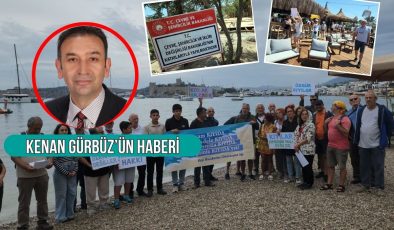 Bodrum’da MUÇEV’in kurduğu ahşap platform tartışılıyor