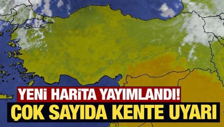 Meteoroloji’den çok sayıda ile sağanak yağış uyarısı!