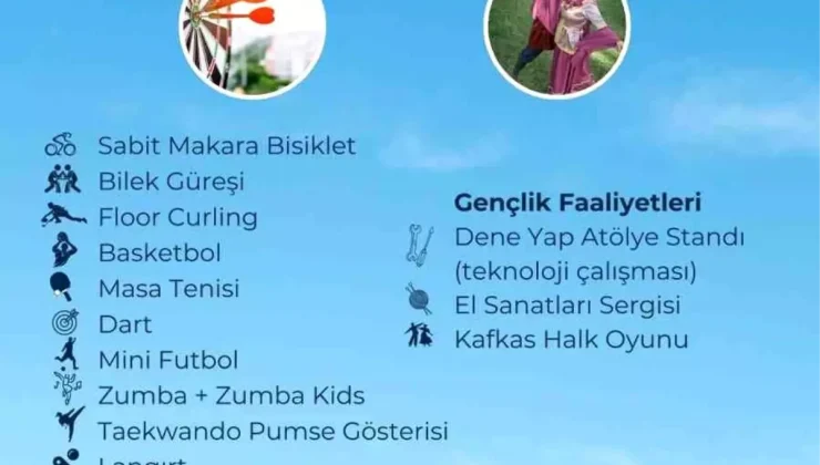 Mersin’de Gençlik ve Spor Festivali düzenlenecek