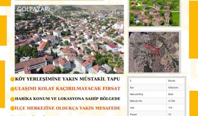 Bilecik Gölpazarı Bağ Fırsat