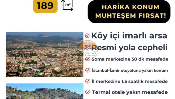 Manisa Soma Kiraz’da Yatırımlık İmarlı Arsa – Gelişen Bölgede Kaçırılmayacak Fırsat