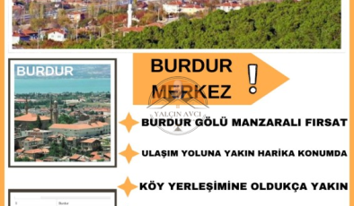 Burdur Merkez Gökçebağ’da Burdur Gölü Manzaralı Yatırım Fırsatı