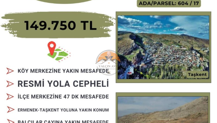 Konya Taşkent Balcılar’da 4.745 m² Müstakil Tapulu Tarla – Muhteşem Yatırım Fırsatı